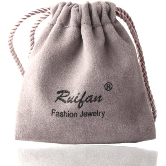 Hypoallergenic 316L Surgical Steel Ear Plugs with Clear CZ - Gift Velvet Bag - Picture 3 of 3